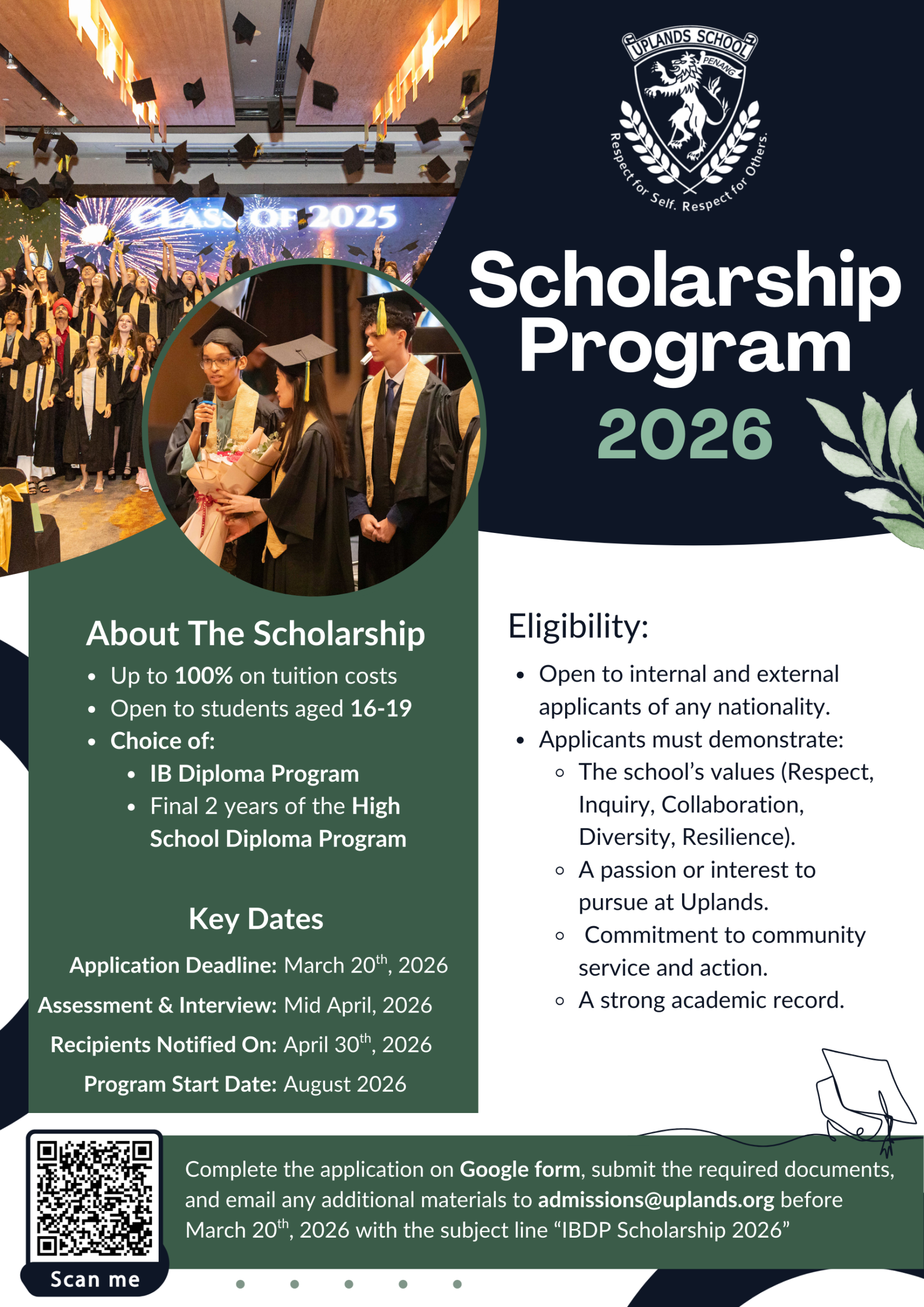 Uplands Colours scaled - Uplands Internation School in Penang, Malaysia